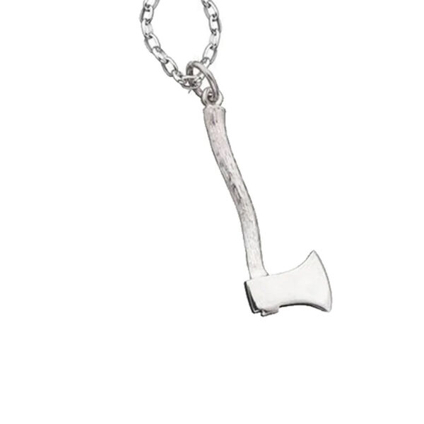 Karen Walker axe necklace with chain in sterling silver nz