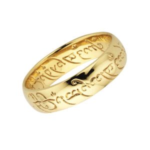 Official Lord of the ring, The One Ring to rule them all, Gold plated
