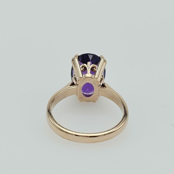 Amethyst and Rose Gold ring by Goldfields Jewellers in Queenstown